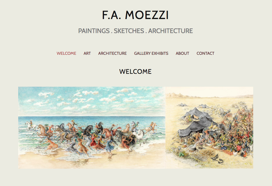 Squarespace website, design