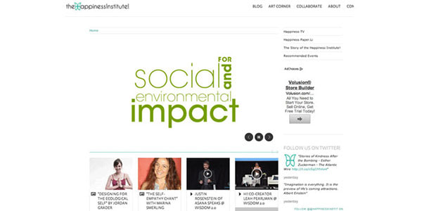 logo, branding,  website, The Happiness Institute, Wordpress