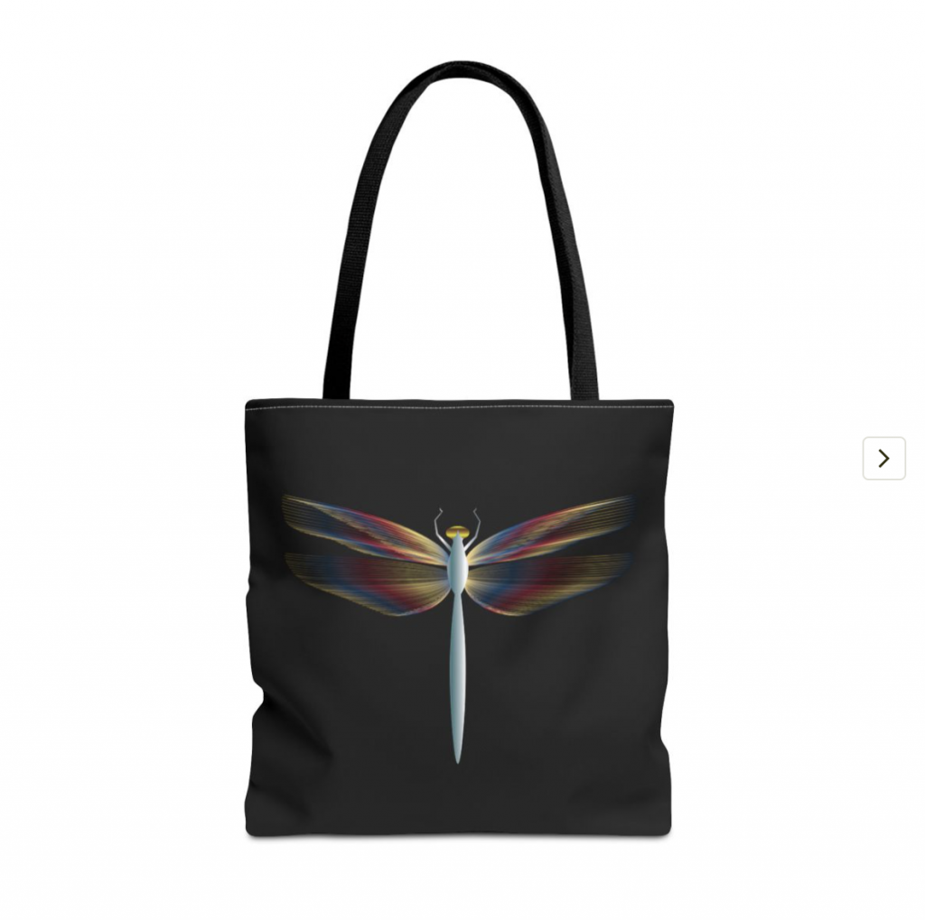 DRAGONFLY, TOTE BAG